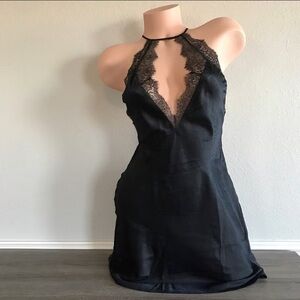 Victoria's Secret Black Lace slip